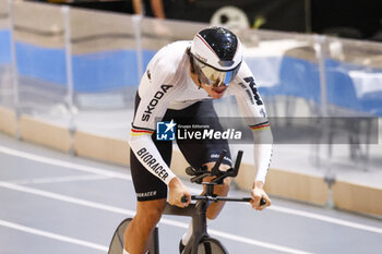 2024-10-18 - Tissot Track Cycling World Championship - Ballerup, Copenaghen, Den- 16-10-2024 - Men's 1 km Time Trial - Flemming Pete Collin, Germany - TISSOT 2024 TRACK WORLD CHAMPIONSHIPS - TRACK - CYCLING