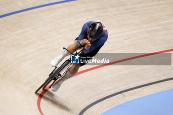 2024-10-18 - Tissot Track Cycling World Championship - Ballerup, Copenaghen, Den- 16-10-2024 - Men's 1 km Time Trial - Domonoske David, Usa - TISSOT 2024 TRACK WORLD CHAMPIONSHIPS - TRACK - CYCLING