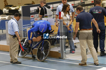 2024-10-18 - Tissot Track Cycling World Championship - Ballerup, Copenaghen, Den- 16-10-2024 - Men's 1 km Time Trial - Bianchi Matteo, Italy - TISSOT 2024 TRACK WORLD CHAMPIONSHIPS - TRACK - CYCLING