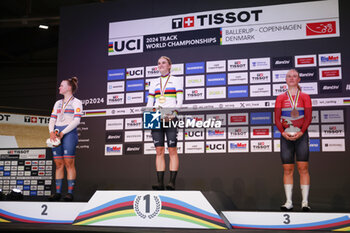 2024-10-18 - Tissot Track Cycling World Championship - Ballerup, Copenaghen, Den- 16-10-2024 - Women's Omnium - Wollastone Ally - New Zealand - Valente Jennifer, Usa - Stemberg Anita Yvonne, Norway - TISSOT 2024 TRACK WORLD CHAMPIONSHIPS - TRACK - CYCLING