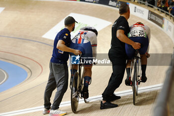 2024-10-18 - Tissot Track Cycling World Championship - Ballerup, Copenaghen, Den- 16-10-2024 - Women's Sprit - Sato Mina Japan - Capewell Sophie, Great Britain - TISSOT 2024 TRACK WORLD CHAMPIONSHIPS - TRACK - CYCLING