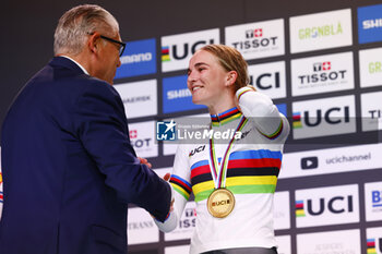 2024-10-18 - Tissot Track Cycling World Championship - Ballerup, Copenaghen, Den- 16-10-2024 - Women's Omnium - Wollastone Ally - New Zealand - Valente Jennifer, Usa - Stemberg Anita Yvonne, Norway - TISSOT 2024 TRACK WORLD CHAMPIONSHIPS - TRACK - CYCLING