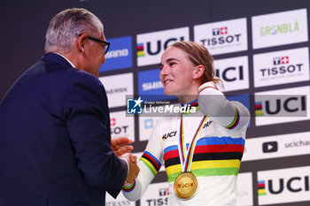 2024-10-18 - Tissot Track Cycling World Championship - Ballerup, Copenaghen, Den- 16-10-2024 - Women's Omnium - Wollastone Ally - New Zealand - Valente Jennifer, Usa - Stemberg Anita Yvonne, Norway - TISSOT 2024 TRACK WORLD CHAMPIONSHIPS - TRACK - CYCLING