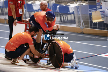 2024-10-18 - Tissot Track Cycling World Championship - Ballerup, Copenaghen, Den- 18-10-2024 - Men's 1 km Time Trial - Lavreysen Harry, Netherlands - TISSOT 2024 TRACK WORLD CHAMPIONSHIPS - TRACK - CYCLING