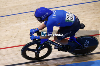 2024-10-19 - Tissot Track Cycling World Championship - Ballerup, Copenaghen, Men’s Omnium Scratch Race - Simone Consonni, Italy - TISSOT 2024 TRACK WORLD CHAMPIONSHIPS - TRACK - CYCLING