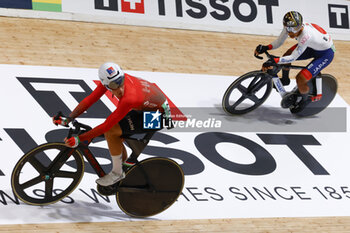 2024-10-19 - Tissot Track Cycling World Championship - Ballerup, Copenaghen, Men’s Omnium Scratch Race - Drijver Bertold, Hungary - Imamura Shunsuke, Japan - TISSOT 2024 TRACK WORLD CHAMPIONSHIPS - TRACK - CYCLING