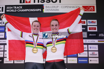 2024-10-19 - Tissot Track Cycling World Championship - Ballerup, Copenaghen, Women’s Madison Final - Dideriksen Amalie, Leth Julie, Denmark - TISSOT 2024 TRACK WORLD CHAMPIONSHIPS - TRACK - CYCLING