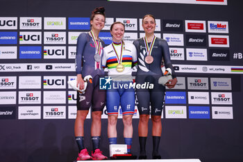 2024-10-19 - Tissot Track Cycling World Championship - Ballerup, Copenaghen, Women’s Individual Pursuit, Morris Anna, Great Britain - Dygert Chloe, Usa - Botha Bryony, New Zealand
 - TISSOT 2024 TRACK WORLD CHAMPIONSHIPS - TRACK - CYCLING