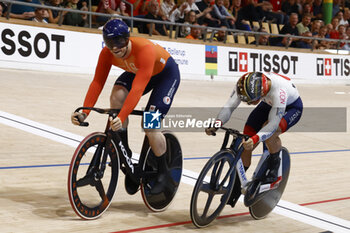 2024-10-20 - Tissot Track Cycling World Championship - Ballerup, Copenaghen, Den- 18-10-2024 - Men's Sprint - Hoogland Jeffrey, Netherlands / Paul Nicolas, Tto - TISSOT 2024 TRACK WORLD CHAMPIONSHIPS - TRACK - CYCLING