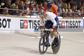 2024-10-20 - Tissot Track Cycling World Championship - Ballerup, Copenaghen, Den- 18-10-2024 - Men's Sprint - Ota Kaiya, Japan - Lavreysen Harrie, Ned - TISSOT 2024 TRACK WORLD CHAMPIONSHIPS - TRACK - CYCLING