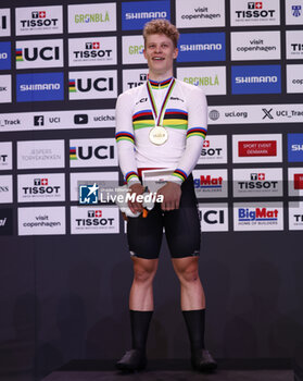 2024-10-20 - Tissot Track Cycling World Championship - Ballerup, Copenaghen, Den- 18-10-2024 - Men's Elimination race, Gold Medal, Hansen Tobias Aagaard, Denmark - TISSOT 2024 TRACK WORLD CHAMPIONSHIPS - TRACK - CYCLING