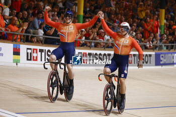 2024-10-20 - Tissot Track Cycling World Championship - Ballerup, Copenaghen, Den- 18-10-2024 - Men's Sprint - Lavreysen Harrie, Hoogland Jeffrey - NED - TISSOT 2024 TRACK WORLD CHAMPIONSHIPS - TRACK - CYCLING