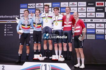 2024-10-20 - Tissot Track Cycling World Championship - Ballerup, Copenaghen, Den- 20 - 10-2024 - Men's Madison - Kluge Roger, Teutenberg Tim Tom - De Vylder Lindsay, Van De Bossche Fabio - Larsen Niklas, Morkov Michael
 - TISSOT 2024 TRACK WORLD CHAMPIONSHIPS - TRACK - CYCLING