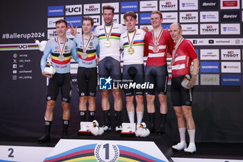 2024-10-20 - Tissot Track Cycling World Championship - Ballerup, Copenaghen, Den- 20 - 10-2024 - Men's Madison - Kluge Roger, Teutenberg Tim Tom - De Vylder Lindsay, Van De Bossche Fabio - Larsen Niklas, Morkov Michael
 - TISSOT 2024 TRACK WORLD CHAMPIONSHIPS - TRACK - CYCLING