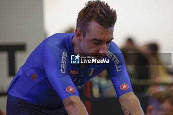 2024-10-20 - Tissot Track Cycling World Championship - Ballerup, Copenaghen, Den- 18-10-2024 - Men's Elimination race, Elia Viviani, Italy - TISSOT 2024 TRACK WORLD CHAMPIONSHIPS - TRACK - CYCLING