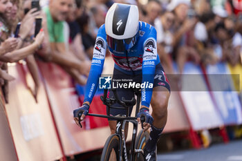 2024-09-08 - Mikel Landa of Spain and Team T-Rex Quick Step sprints during the individual time trial during the 79th Tour of Spain 2024 - Stage 21 on September 8, 2024 in Madrid, Spain. - LA VUELTA 2024: ETAPA 21 - SPANISH LA VUELTA - CYCLING