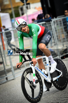 2024-03-04 - 101 ITA Ganna Filippo IGD the Italian champion of time trial and hour record man during time trial - STAGE 1 - LIDO DI CAMAIORE-LIDO DI CAMAIORE - TIRRENO - ADRIATICO - CYCLING