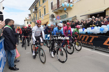 07/03/2024 - The start of stage 4 Arrone-Giulianova of the 59th Tirreno-Adriatico at the Arrone, Italy on March 7, 2024 - STAGE 4 - ARRONE-GIULIANOVA - TIRRENO - ADRIATICO - CICLISMO