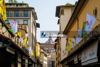 2024-06-29 - Florence decorated for the Tour de France - STAGE 1 - START - TOUR DE FRANCE - CYCLING