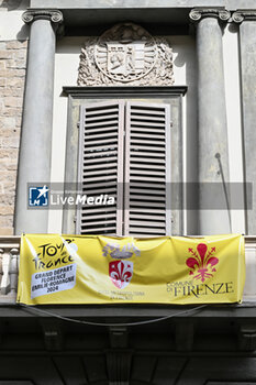 2024-06-29 - Florence decorated for the Tour de France - STAGE 1 - START - TOUR DE FRANCE - CYCLING