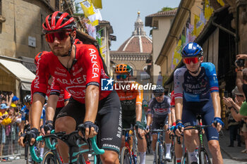 2024-06-29 - Italian rider Luca Mozzato of Arkea – B&B Hotels in action - STAGE 1 - START - TOUR DE FRANCE - CYCLING