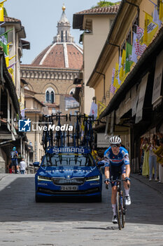 2024-06-29 - Belgian rider Ilan Van Wilder of Soudal Quick-Step in action - STAGE 1 - START - TOUR DE FRANCE - CYCLING