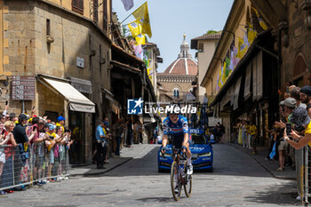 2024-06-29 - Belgian rider Ilan Van Wilder of Soudal Quick-Step in action - STAGE 1 - START - TOUR DE FRANCE - CYCLING