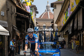 2024-06-29 - Belgian rider Ilan Van Wilder of Soudal Quick-Step in action - STAGE 1 - START - TOUR DE FRANCE - CYCLING