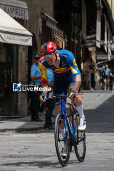 2024-06-29 - Belgian rider Jasper Stuyven of Lidl-Trek in action - STAGE 1 - START - TOUR DE FRANCE - CYCLING