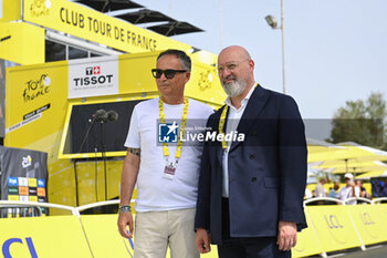 2024-06-29 - Stefano Bonacini at the arrival of the Tour de France 2024 in Rimini - STAGE 1 - FINISH - TOUR DE FRANCE - CYCLING