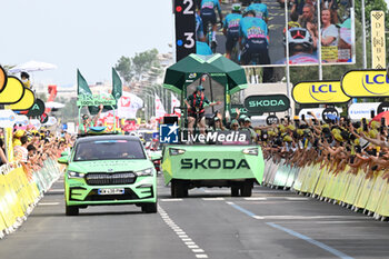 2024-06-29 - the arrival of the Tour de France 2024 caravan in Rimini - STAGE 1 - FINISH - TOUR DE FRANCE - CYCLING