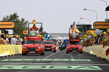 2024-06-29 - the arrival of the Tour de France 2024 caravan in Rimini - STAGE 1 - FINISH - TOUR DE FRANCE - CYCLING