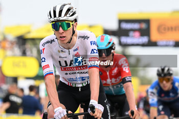 2024-06-29 - Tadej Pogacar finish in fourth position the first stage of the Tour De France 2024 in Rimini - STAGE 1 - FINISH - TOUR DE FRANCE - CYCLING