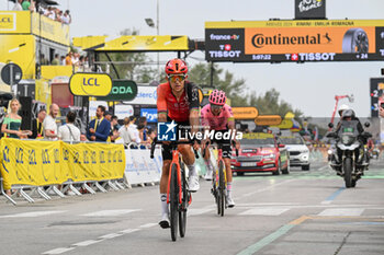 2024-06-29 - Michał Kwiatkowski at the arrival of the first stage of the tour de France 2024 in rimini - STAGE 1 - FINISH - TOUR DE FRANCE - CYCLING