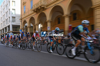 2024-06-30 - Riders in action during the second stage of the tour de france 2024 in Bologna - STAGE 2 - FINISH - TOUR DE FRANCE - CYCLING