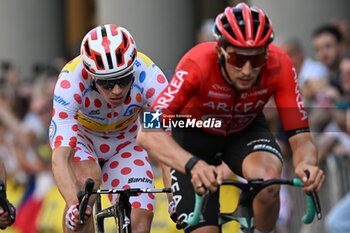 2024-06-30 - JONAS ABRAHAMSEN in action during the second stage of the tour de france 2024 - STAGE 2 - FINISH - TOUR DE FRANCE - CYCLING