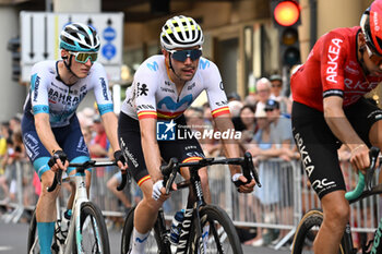 2024-06-30 - ALEX ARANBURU (Team Moviestar) in action durign the second stage of the Tour de France 2024 in Bologna - STAGE 2 - FINISH - TOUR DE FRANCE - CYCLING