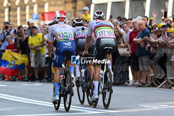 2024-06-30 - MATHIEU VAN DER POEL lagged behind the top riders group - STAGE 2 - FINISH - TOUR DE FRANCE - CYCLING