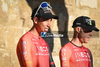 2024-06-27 - Egan Bernal (Ineos Granadiers) during team presentation before the Grand Depart Florence Emilie-Romagne 2024 of the Tour de France at Palazzo Vecchio in Florence - TEAM PRESENTATION - TOUR DE FRANCE - CYCLING