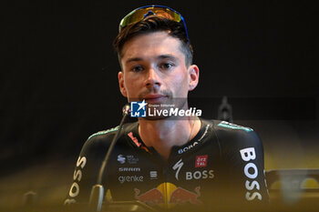 2024-06-27 - Primoz Roglic (BORA-Hansgrohe-Red Bull) portrait during press conference before Tour de France 2024 Grand Depart Florence Emilie_Romagne - TEAM PRESENTATION - TOUR DE FRANCE - CYCLING