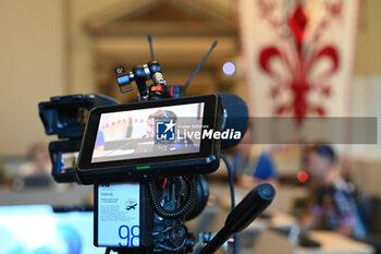 2024-06-27 - Primoz Roglic (BORA-Hansgrohe-Red Bull) portrait during press conference at Palazzo Vecchio before Tour de France 2024 Grand Depart Florence Emilie_Romagne - TEAM PRESENTATION - TOUR DE FRANCE - CYCLING