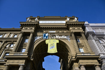 2024-03-21 - General view of Florence decorated for the Tour de France - 100 DAYS BEFORE THE START OF THE TOUR DE FRANCE - TOUR DE FRANCE - CYCLING