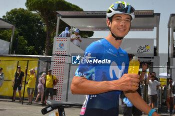 2024-06-29 - Davide Formolo (MOVISTAR) at The Start Stage 1 - STAGE 1 - START - TOUR DE FRANCE - CYCLING