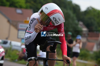 2024-07-05 - Guillaume Martin of Cofidis during the Tour de France 2024, Stage 7, Individual Time Trial, Nuits-Saint-Georges - Gevrey-Chambertin (25,3 Km) on 5 July 2024 in Gevrey-Chambertin, France - CYCLING - TOUR DE FRANCE 2024 - STAGE 7 - TOUR DE FRANCE - CYCLING