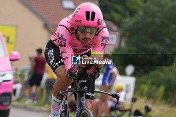 2024-07-05 - Alberto Bettiol of EF Education-EasyPost during the Tour de France 2024, Stage 7, Individual Time Trial, Nuits-Saint-Georges - Gevrey-Chambertin (25,3 Km) on 5 July 2024 in Gevrey-Chambertin, France - CYCLING - TOUR DE FRANCE 2024 - STAGE 7 - TOUR DE FRANCE - CYCLING