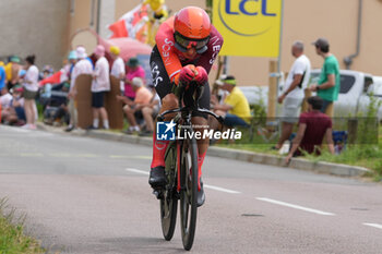 2024-07-05 - Michal Kwiatkowski of INEOS Grenadiers during the Tour de France 2024, Stage 7, Individual Time Trial, Nuits-Saint-Georges - Gevrey-Chambertin (25,3 Km) on 5 July 2024 in Gevrey-Chambertin, France - CYCLING - TOUR DE FRANCE 2024 - STAGE 7 - TOUR DE FRANCE - CYCLING