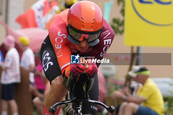 2024-07-05 - Michal Kwiatkowski of INEOS Grenadiers during the Tour de France 2024, Stage 7, Individual Time Trial, Nuits-Saint-Georges - Gevrey-Chambertin (25,3 Km) on 5 July 2024 in Gevrey-Chambertin, France - CYCLING - TOUR DE FRANCE 2024 - STAGE 7 - TOUR DE FRANCE - CYCLING