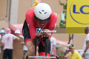 2024-07-05 - Stefan Küng of Groupama - FDJ during the Tour de France 2024, Stage 7, Individual Time Trial, Nuits-Saint-Georges - Gevrey-Chambertin (25,3 Km) on 5 July 2024 in Gevrey-Chambertin, France - CYCLING - TOUR DE FRANCE 2024 - STAGE 7 - TOUR DE FRANCE - CYCLING