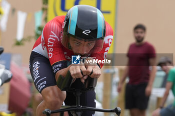 2024-07-05 - Victor Campenaerts of Lotto-Dstny during the Tour de France 2024, Stage 7, Individual Time Trial, Nuits-Saint-Georges - Gevrey-Chambertin (25,3 Km) on 5 July 2024 in Gevrey-Chambertin, France - CYCLING - TOUR DE FRANCE 2024 - STAGE 7 - TOUR DE FRANCE - CYCLING