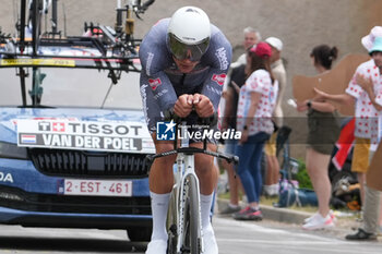 2024-07-05 - Mathieu van der Poel of Alpecin-Deceuninck during the Tour de France 2024, Stage 7, Individual Time Trial, Nuits-Saint-Georges - Gevrey-Chambertin (25,3 Km) on 5 July 2024 in Gevrey-Chambertin, France - CYCLING - TOUR DE FRANCE 2024 - STAGE 7 - TOUR DE FRANCE - CYCLING